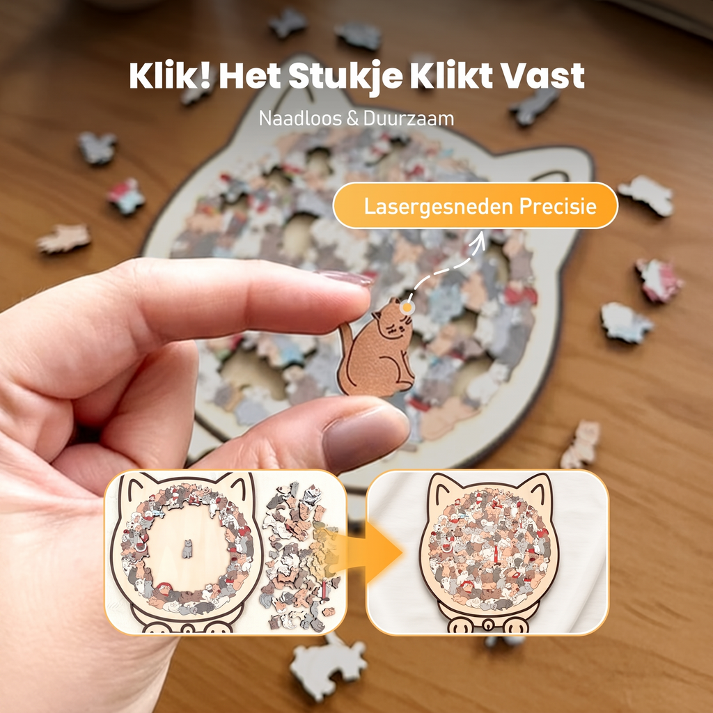 135-delige Katten Puzzel