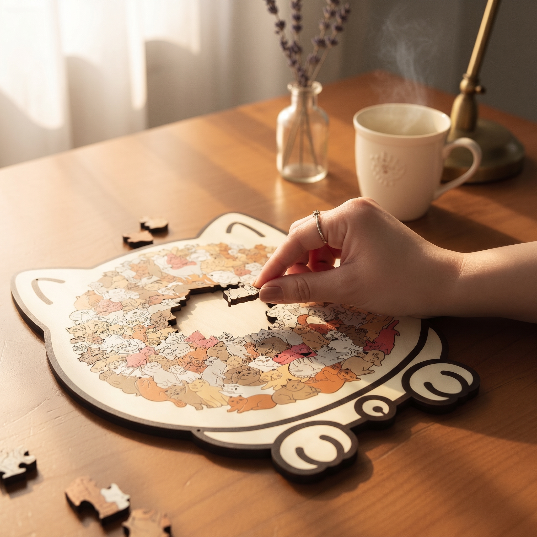 135-delige Katten Puzzel