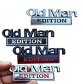 Old Man Edition Auto Embleem